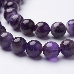Fili di perline di ametista naturale rotonde da 15 pollice&nbsp;LS-GSR12mmC062