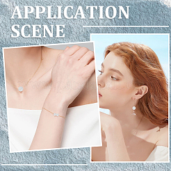 120 шт. круглые бусины из натурального белого нефрита&nbsp;G-PA0001-07B