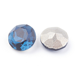 Cabochon di strass in vetro placcato con punta e retro&nbsp;RGLA-J012-8mm-207