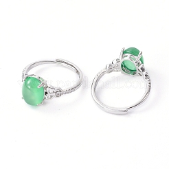 Регулируемые латунные кольца для пальцев&nbsp;RJEW-L096-01P