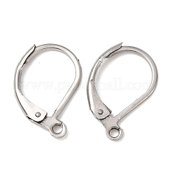 Фурнитура для сережек с застежкой-рычагом из хирургической нержавеющей стали 316l STAS-E194-03P