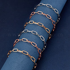 Браслеты-цепочки из сплава скрепок&nbsp;BJEW-NB0001-02-RS