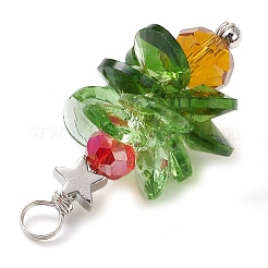 Подвески из латуни и стекла PALLOY-JF02994