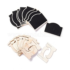 Арка деревянные мини таблички на доске&nbsp;LS-AJEW-M035-07