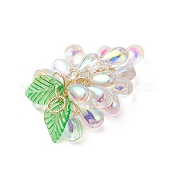 Прозрачные стеклянные подвески&nbsp;PALLOY-JF04758-01