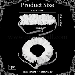 Кружевной воротник с оборками DIY-WH0308-241