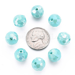 Непрозрачные акриловые бусины TACR-S154-10F-04