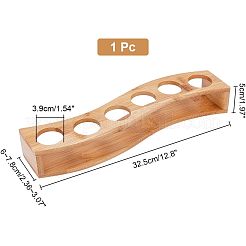 Стеллажи из бамбукового стекла с 6 отверстием ODIS-WH0025-71