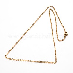 Collane a catena in acciaio inossidabile 304&nbsp;NJEW-M124-02