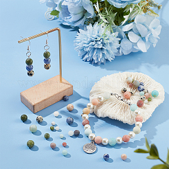 625шт 15 стиля бусины из натуральных смешанных драгоценных камней&nbsp;G-NB0004-10