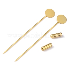Plateaux Ronds Pour Broches DIY - 50 Pièces, 2,5 Cm, Métal, Vierges, Pour Création Bijoux
