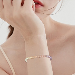 10 нить прозрачных стеклянных бусин градиентного цвета&nbsp;GLAA-CJ0002-09A