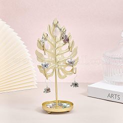 Подставки для железных серег с круглым подносом&nbsp;EDIS-WH0016-018B