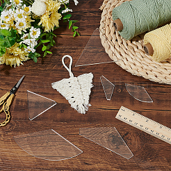 1 набор шаблонов для резки акрилового макраме&nbsp;DIY-BC0014-26A