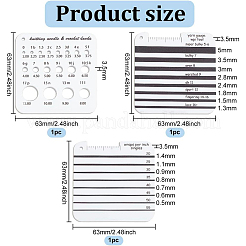 1 спица и крючок для вязания акрилом DIY-BC0006-90