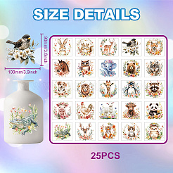 25 Uds. Pegatinas autoadhesivas de PVC de 25 estilos&nbsp;DIY-WH0682-020