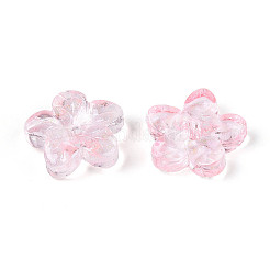 Выпечка расписные прозрачные стеклянные бусины&nbsp;DGLA-N014-08A-03