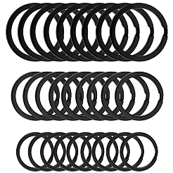 30 Stück 3 Stile geteilte Eisen-Schlüsselanhänger&nbsp;KEYC-CY0001-03