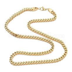 Conjuntos de joyería de pulseras y collares de cadena de trigo de acero inoxidable 304 con revestimiento de iones (IP)&nbsp;SJEW-B019-04A-G