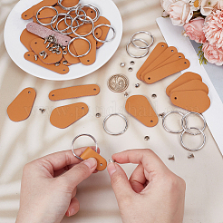 DIY-Sets zur Herstellung von Schlüsselanhängern aus Leder&nbsp;DIY-OC0013-49