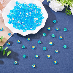 200 шт. Гальванические стеклянные бусины EGLA-TA0001-96B