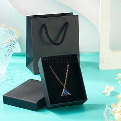 1 шт. ожерелья из нержавеющей стали с сухоцветами&nbsp;NJEW-TA0001-19A