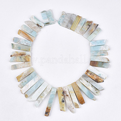 Натуральный цветок амазонитовые бусины пряди G-S355-18