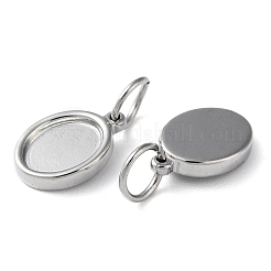 Подвеска-кабошон из нержавеющей стали 304&nbsp;X-STAS-Q308-01P