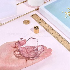 Sakura-Dipschale aus Glas&nbsp;AJEW-CN0004-76B