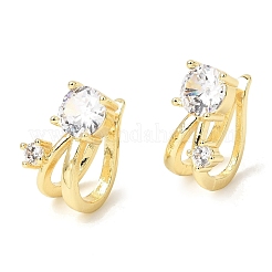 Boucles d'oreilles manchette en laiton zircon cubique micro pavé&nbsp;CU-CBAE7DF-36G