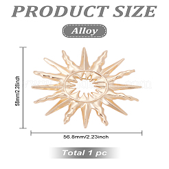 1 шт. броши из сплава «солнце» для одежды рюкзака&nbsp;JEWB-LP0001-08