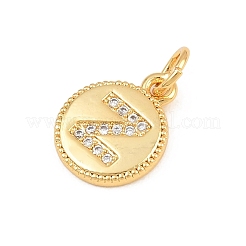 Messing micro pave klar zirkonia charme&nbsp;CU-CBA56CE-12G-Z