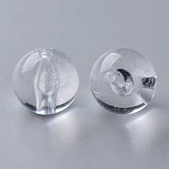 透明なアクリルビーズ  ラウンド  透明  20x19mm  穴：3mm&nbsp;LS-X-MACR-S370-A20mm-001