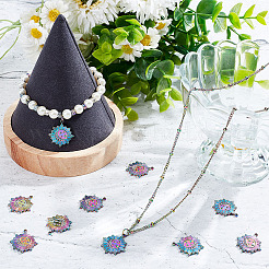 10 шт. подвеска из нержавеющей стали 304 со стразами&nbsp;STAS-AR0001-52