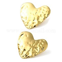 Pendientes de botón de acero inoxidable 304&nbsp;EJEW-U001-04G-01