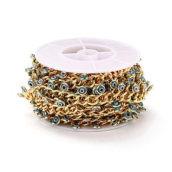 Латунные граненые бордюрные цепи ручной работы CHC-C020-07G-01-NR