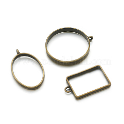 Сплав открытая задняя рамка большие подвески PALLOY-TA0001-26AB