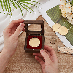 Магнитные коробки для хранения деревянных медалей CON-WH0088-94A-01