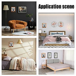 Деревянная рамка&nbsp;DJEW-WH0050-08E