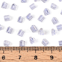 Прозрачные внутри цветные стеклянные бусины&nbsp;SEED-T007-13H