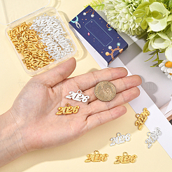 Подвески из сплава 40шт 2 цветов&nbsp;FIND-SC0020-50