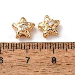 Латунные микропаве из прозрачного кубического циркония KK-Z112-41G