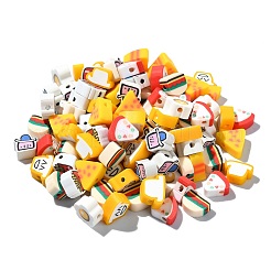 200шт 8 стиля ручной работы бусины из полимерной глины&nbsp;CLAY-CJ0001-88