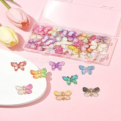 40 шт. 2-х стилевых подвесок из полупрозрачного акрила с принтом MACR-FS0002-04