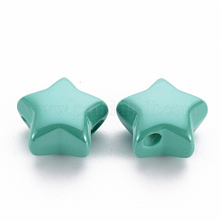 Непрозрачные акриловые бусины&nbsp;X-MACR-S372-02B-68