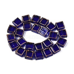 Perles vernissées de sable d'or manuelles &nbsp;LAMP-N041-01C