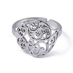 Кольца из нержавеющей стали 201&nbsp;LS-RJEW-C074-08P