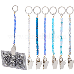 6шт стеклянный брелок&nbsp;KEYC-GF00006