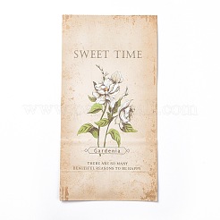 24 stücke 4 stile retro rechteck blume papiertüten&nbsp;CARB-G009-01