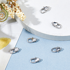 8 шт. латунные застежки-лобстеры&nbsp;KK-HS0001-54P